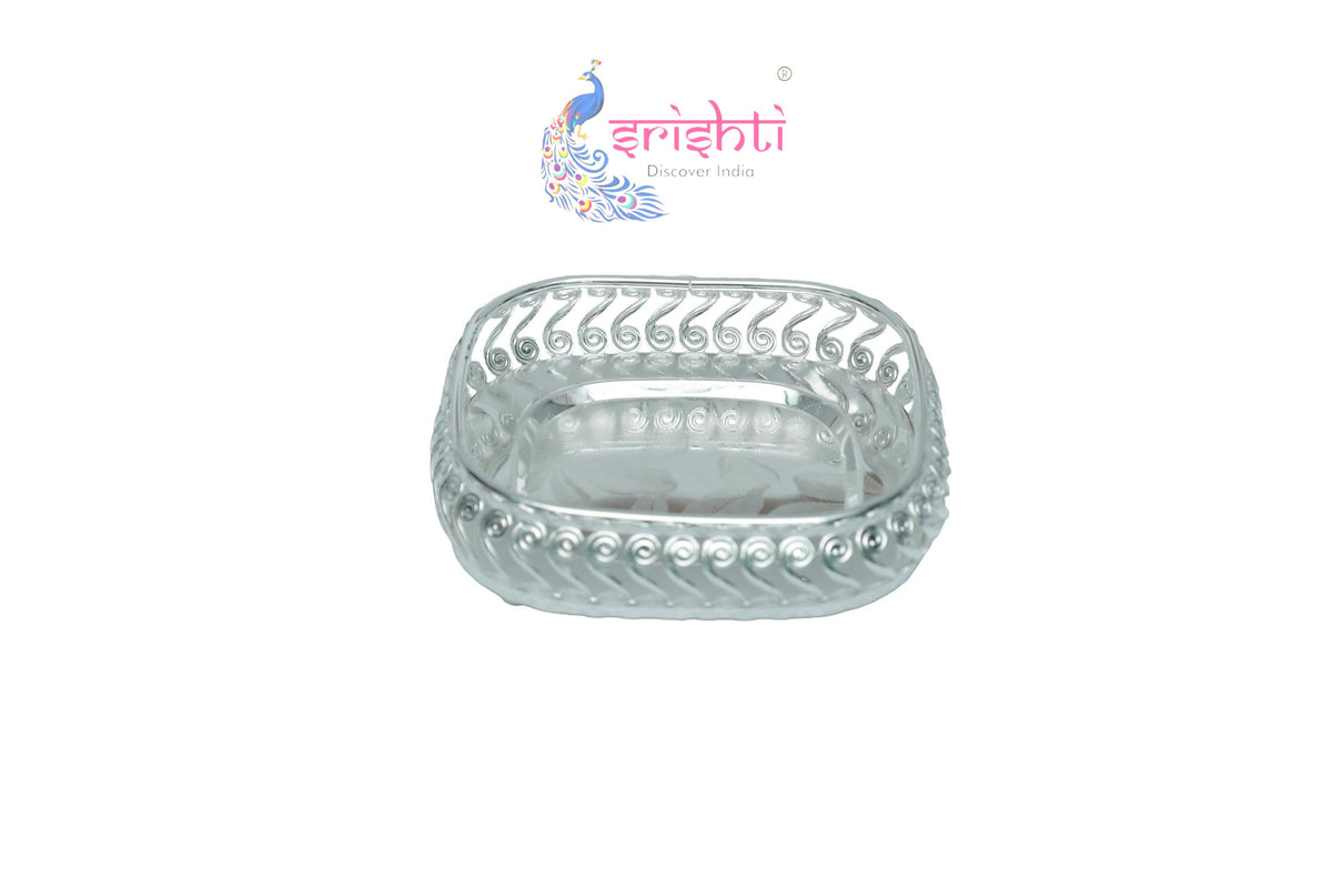 German Silver Tray-5.5 Inches-M02