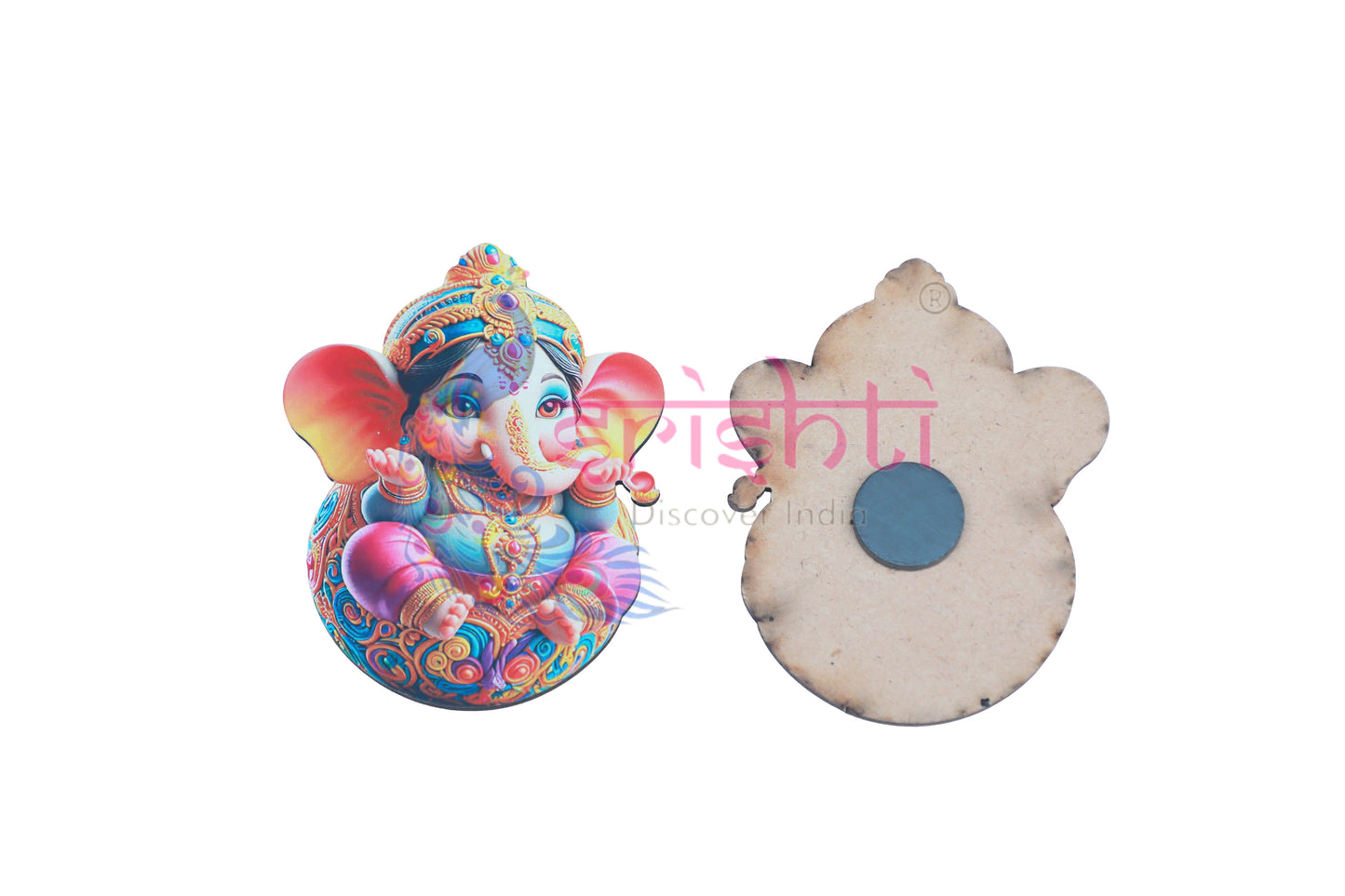 Baby Ganesha Magnet Photo-3.5 Inches-M02
