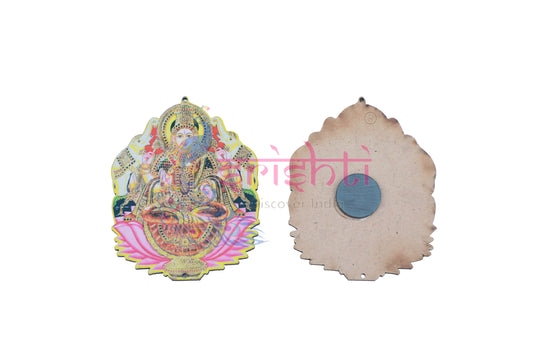 Gajalakshmi Magnet Photo-3 Inches