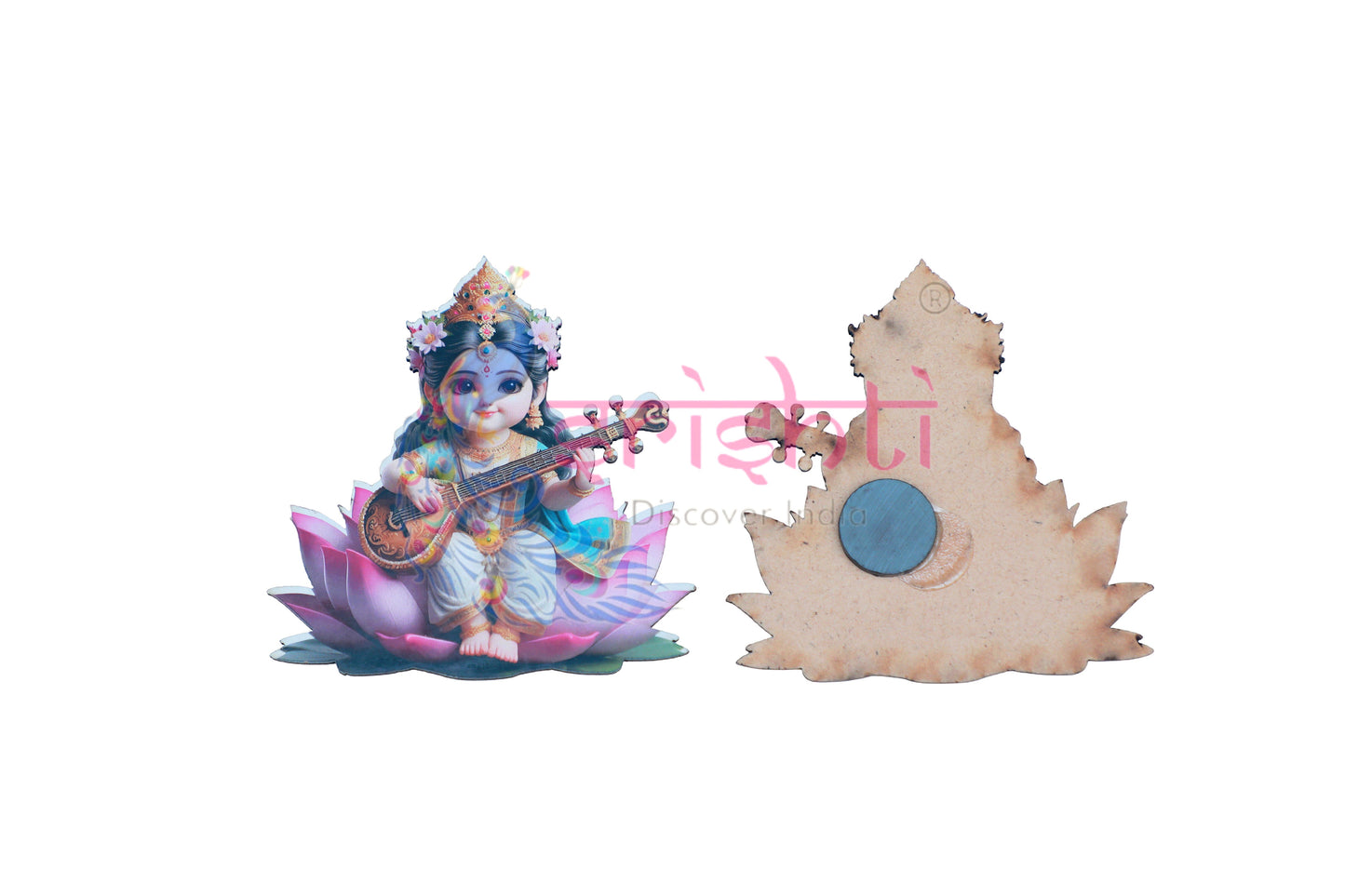 Baby Saraswathy Magnet Photo-3.5 Inches