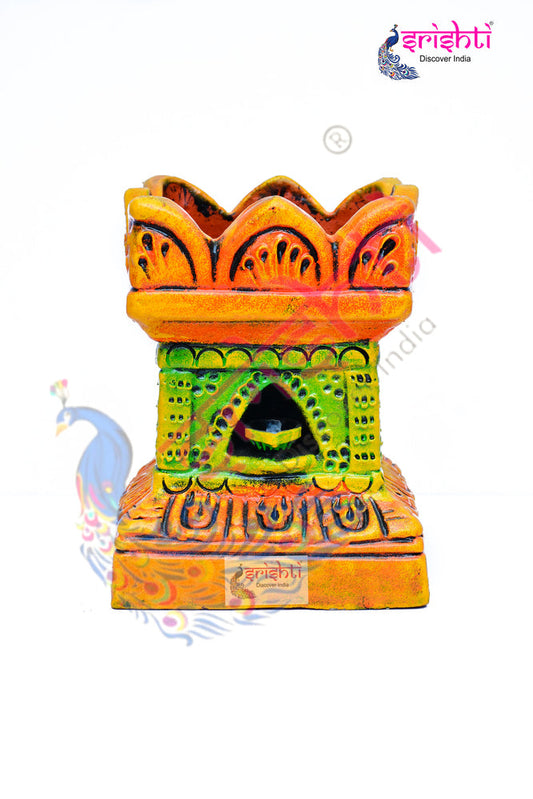 Clay Decor Tulsi Pot-9 Inches-M01