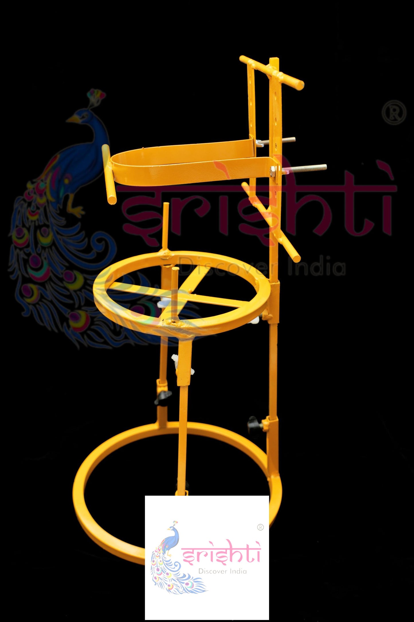 Kalash Decorative Steel Stand-21 Inches