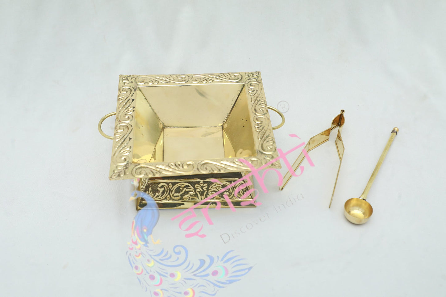 Brass Havan Kundam Set-9 Inches