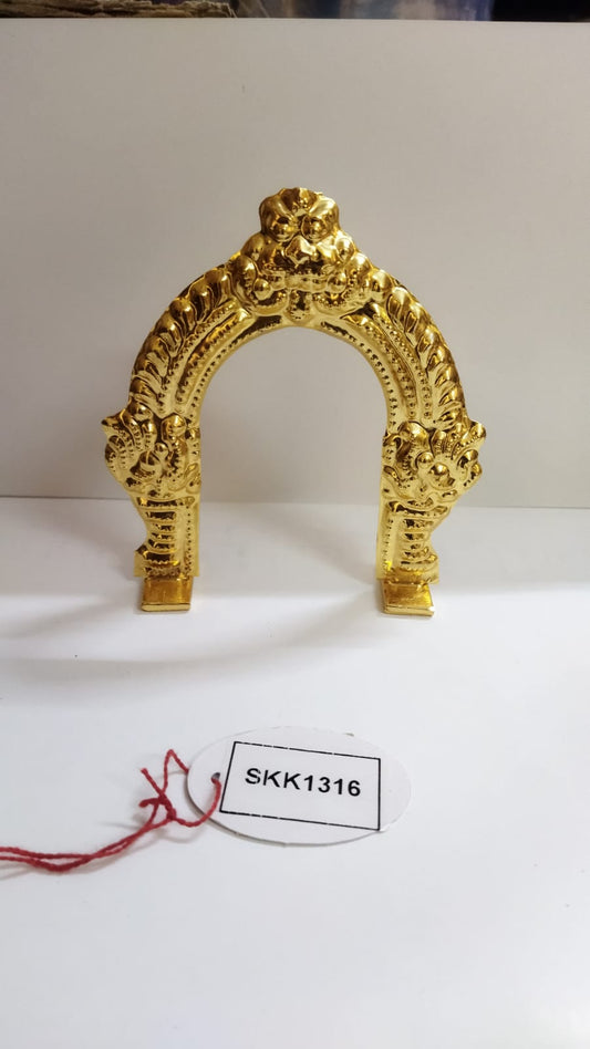 Brass Thiruvachi (Gold Polish)-4 Inches