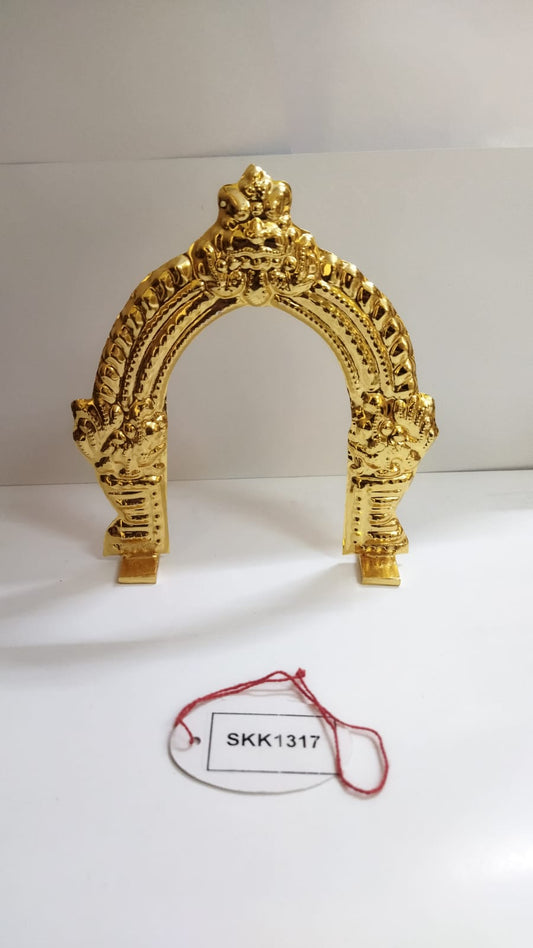 Brass Thiruvachi (Gold Polish)-5.5 Inches