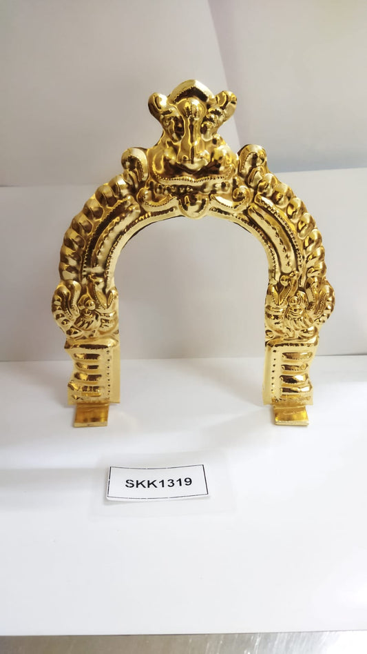 Brass Thiruvachi (Gold Polish)-7.5 Inches