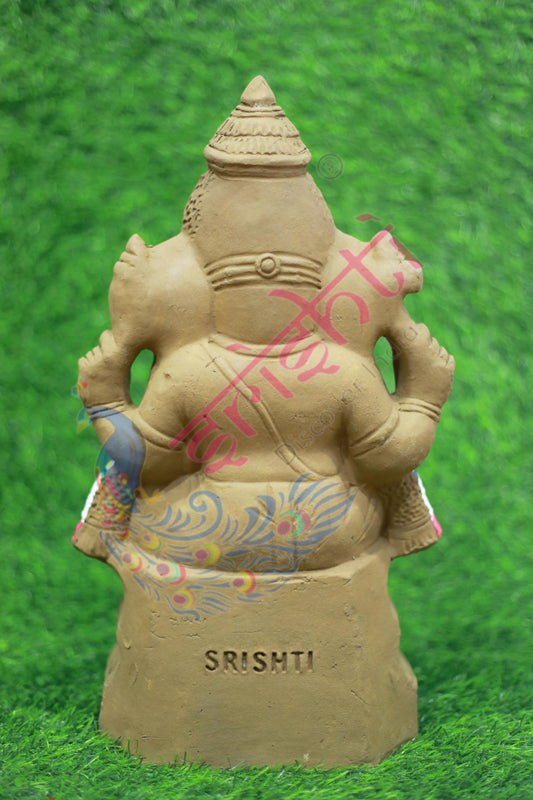 Clay Ganesha-15.5 Inches