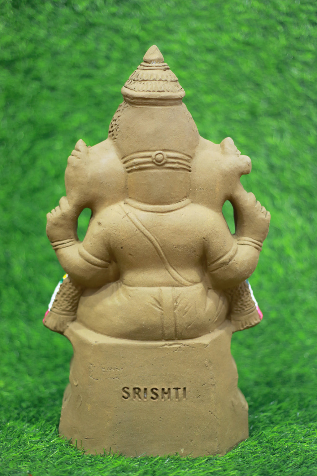 Clay Ganesha-15.5 Inches