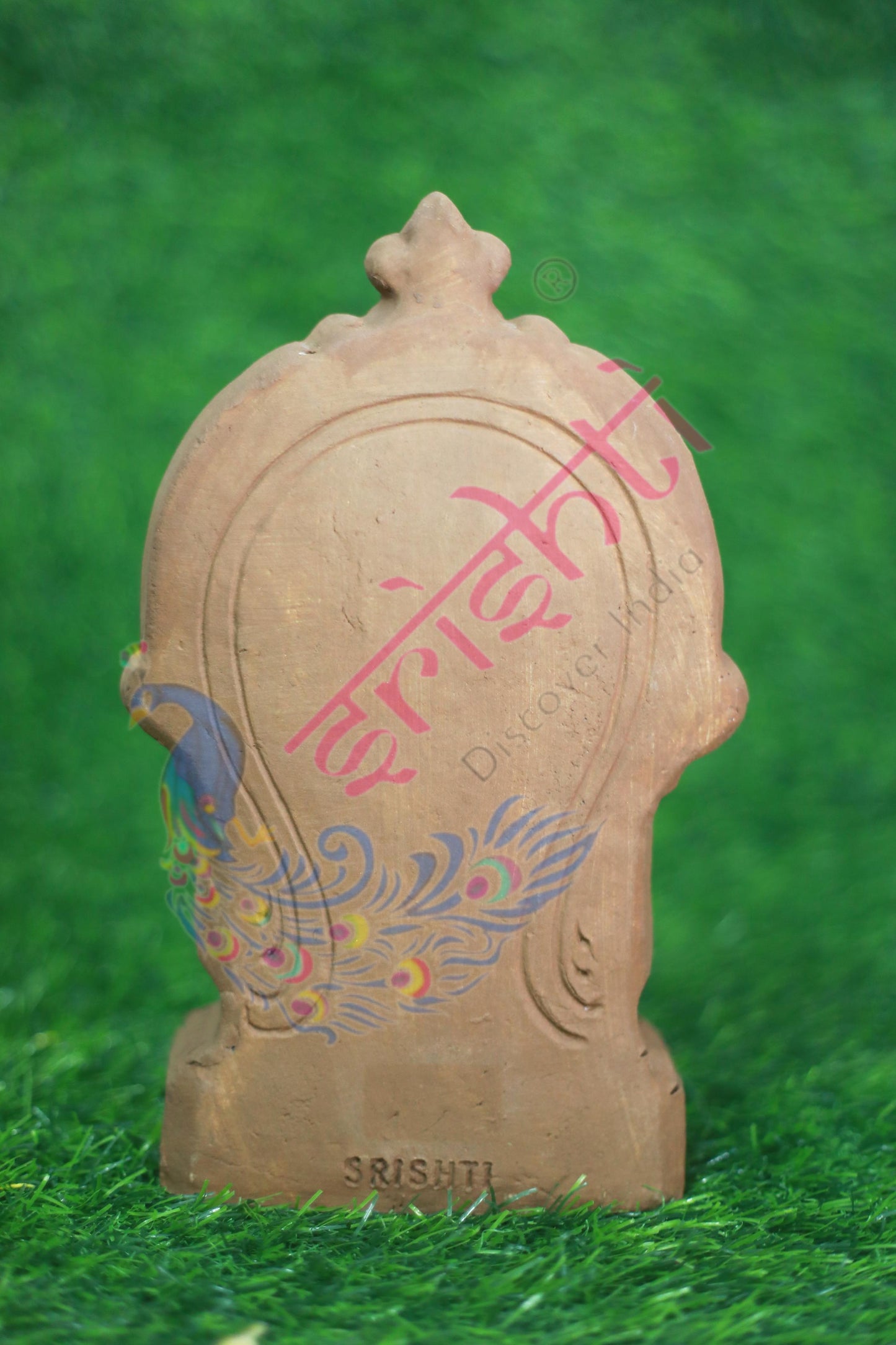 Clay Arch Ganesha-10 Inches