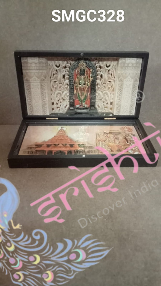 Ayodhya Bal Ram with Ram Darbar Photo Frame Box
