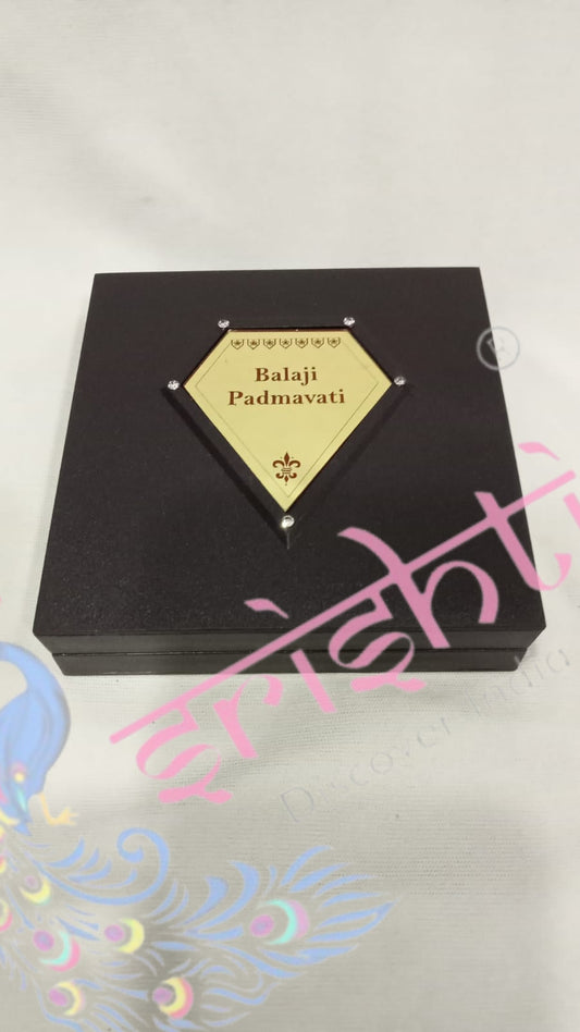 Balaji Padmavathi With Charan Paduka Photo Frame Box