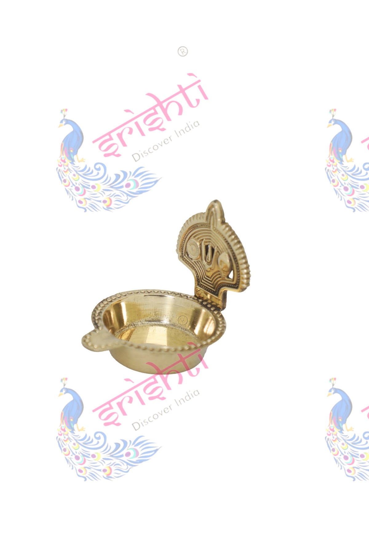 Brass Thirunamam Diya-2.5 Inches