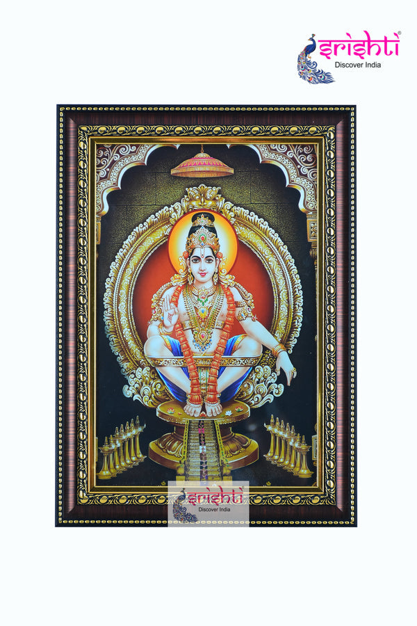 Ayyappan Photo Frame 10 X 14 Inches-M04