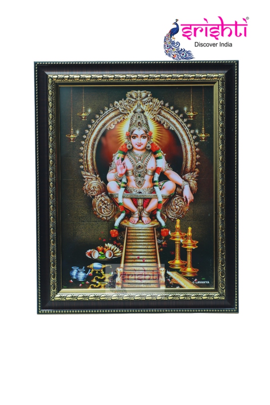 Ayyappa Photo Frame 11.5 X 14.5 Inches