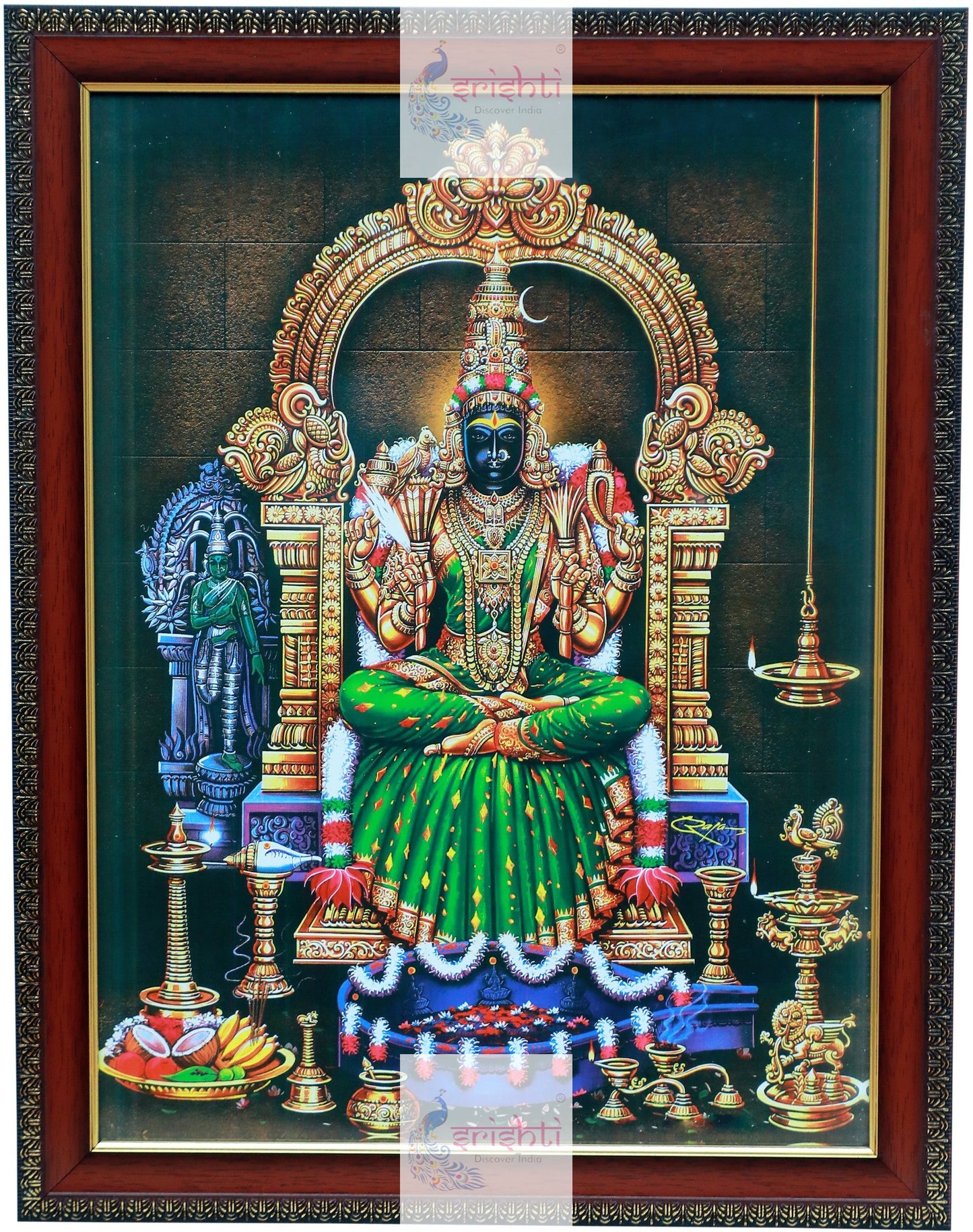 Kanchi Kamakshi Photo (14.5 x 18.5 Inches)