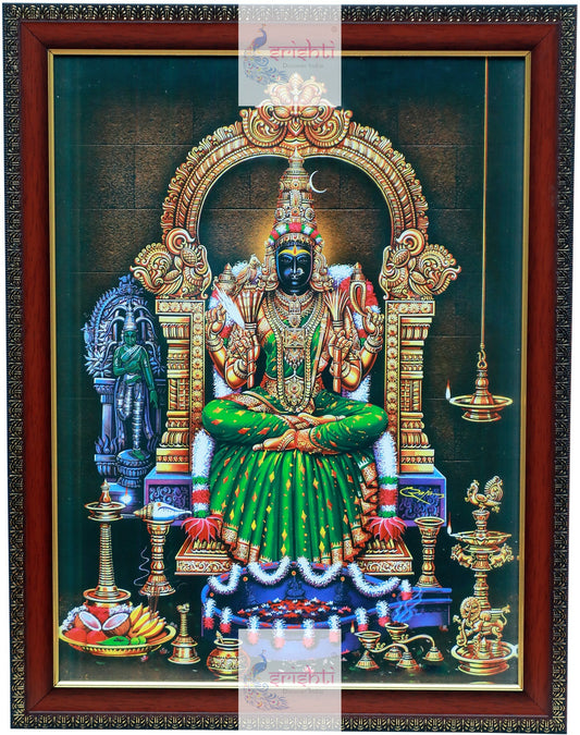 Kanchi Kamakshi Photo (14.5 x 18.5 Inches)