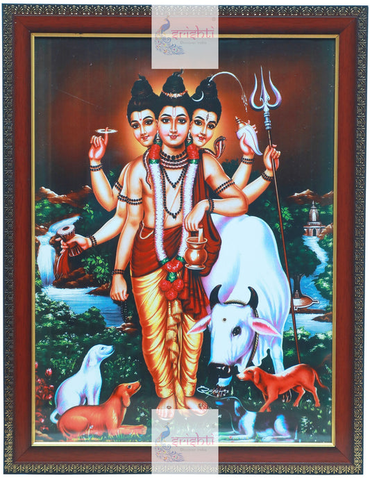 Dattatreya Photo (14.5 X 18.5 Inches)