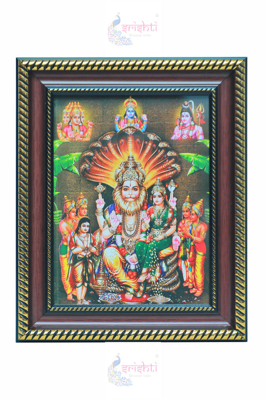 Lakshmi Narasimhar Photo (8 X 10 Inches)