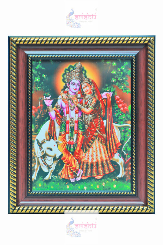Radha Krishna Photo (8 X 10 Inches)