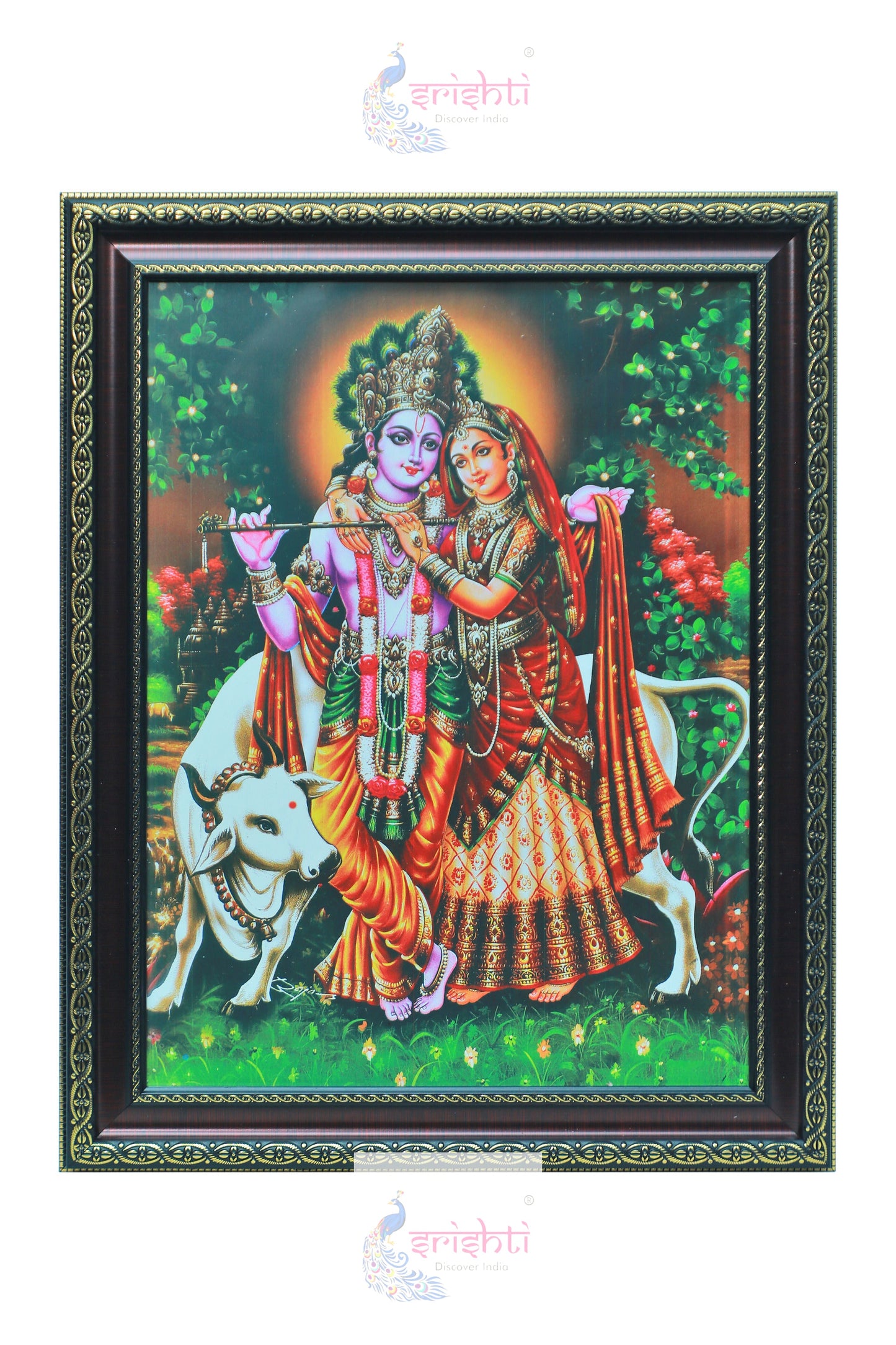 Radha Krishna Photo (14.5 X 18.5 Inches)