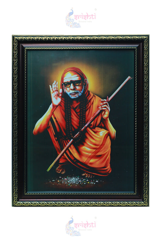 Kanchi Maha Periyavar Photo (14.5 X 18.5 Inches)