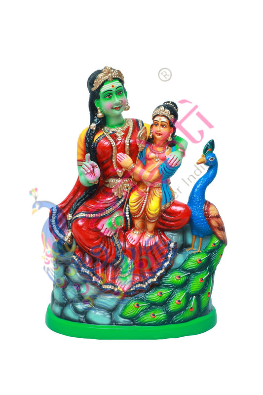Parvathi Murugan-19 Inches-Paper Mache