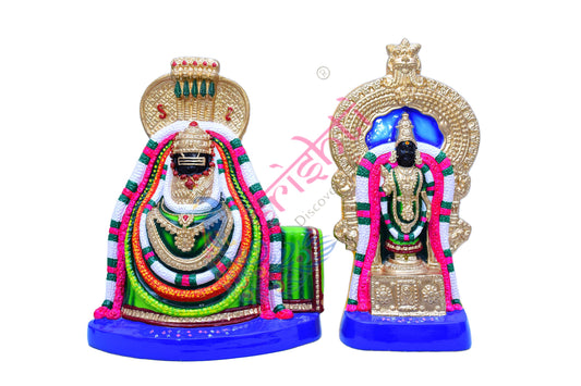 Annamalai Unnamalai Amman Set-13.5 Inches-Paper Mache