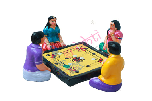 Carrom Board Set-5 Inches-Clay