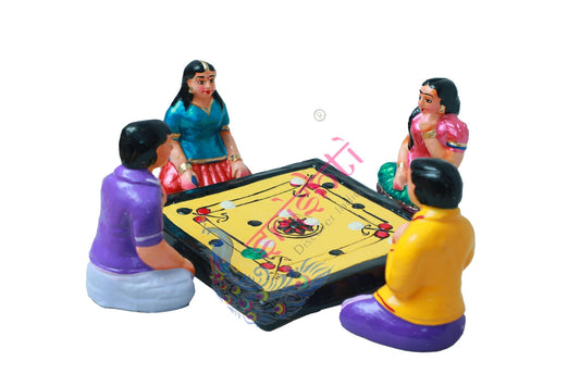 Carrom Board Set-5 Inches-Clay