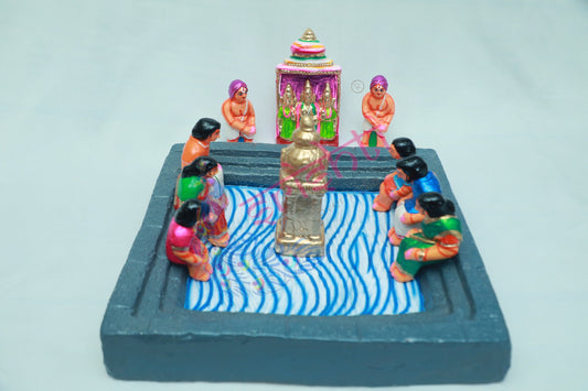 Theppa Kulam Set-7 Inches-Clay