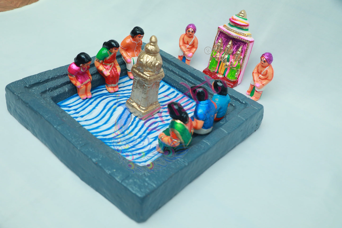 Theppa Kulam Set-7 Inches-Clay