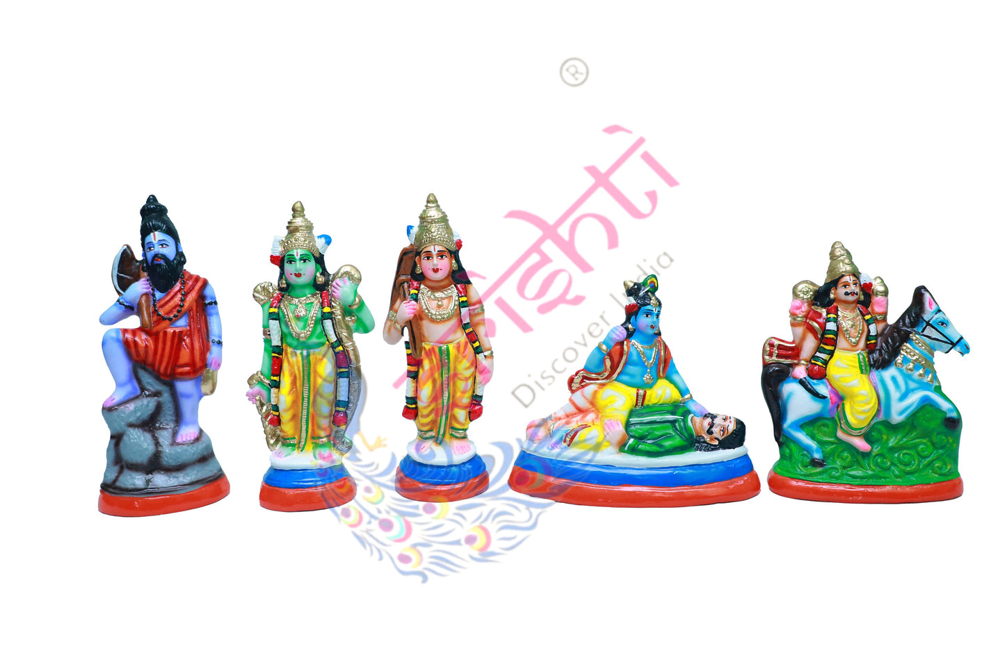 Dasavatharam Set(M01)-12 Inches-Paper Mache