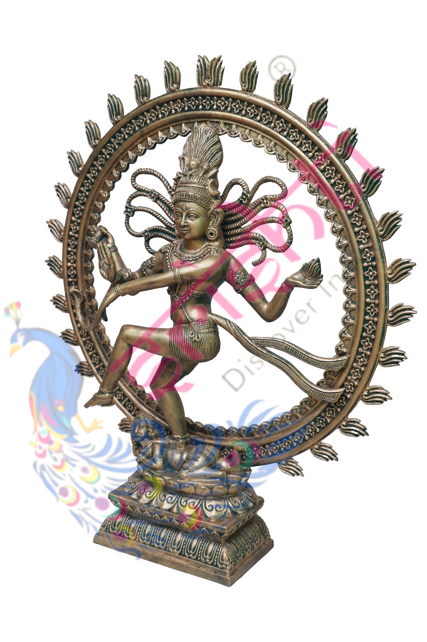 Fiber Natarajar-45 Inches-Paper Mache