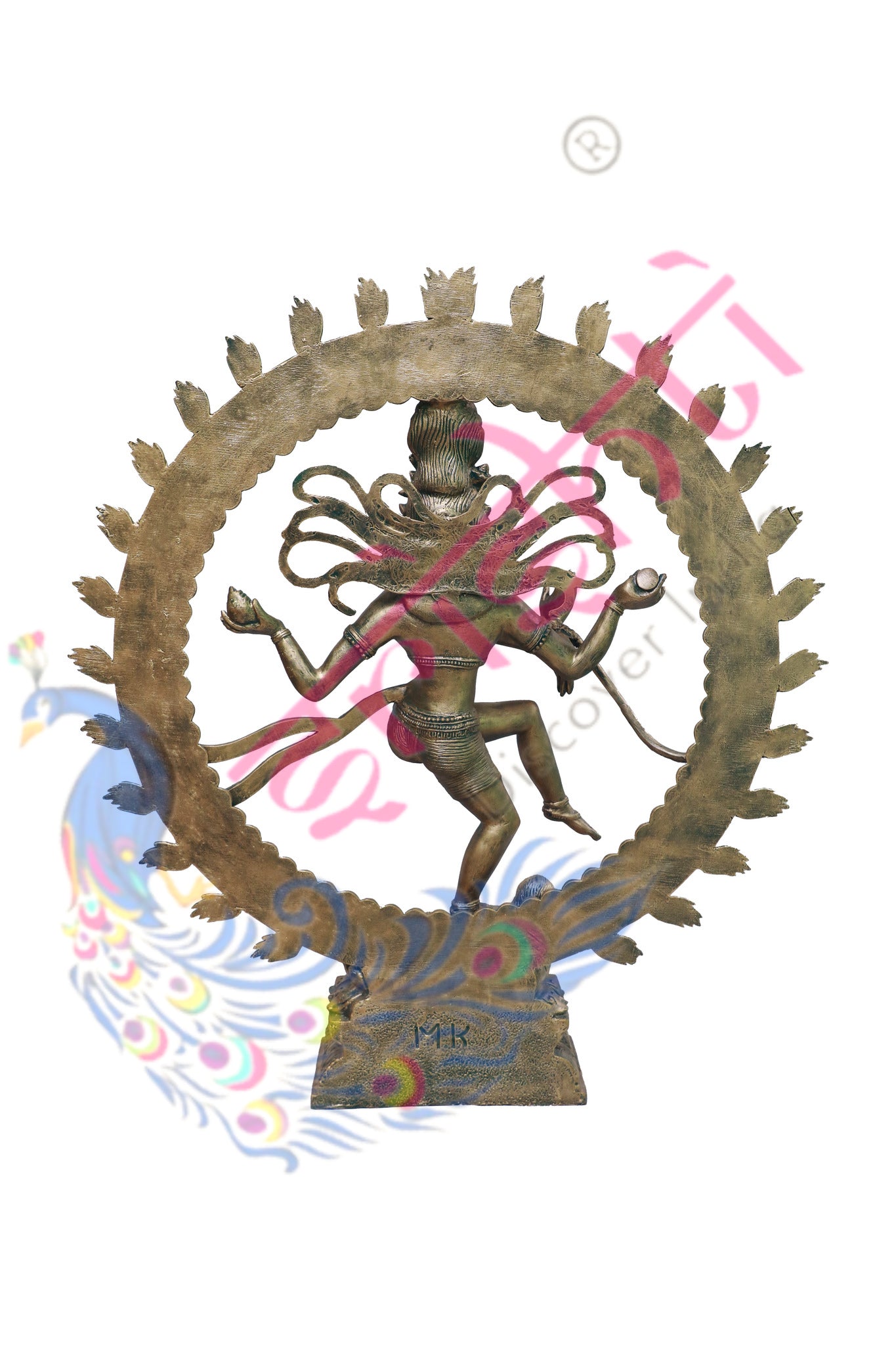 Fiber Natarajar-45 Inches-Paper Mache