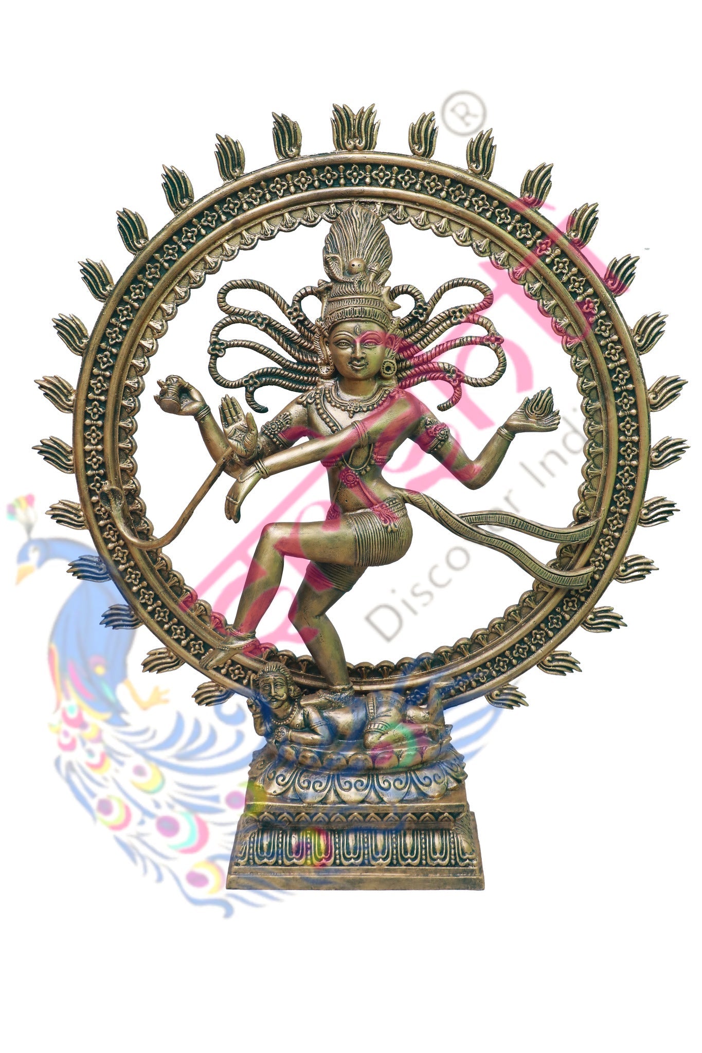 Fiber Natarajar-45 Inches-Paper Mache