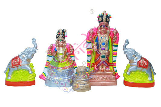 Soundararajan Serthi Set-22 Inches-Paper Mache
