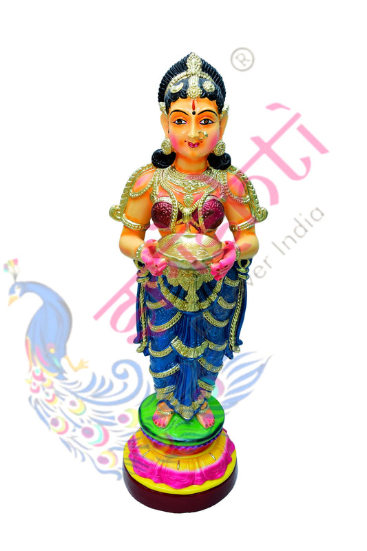 Standing Deep Lady Pair-33 Inches-Paper Mache