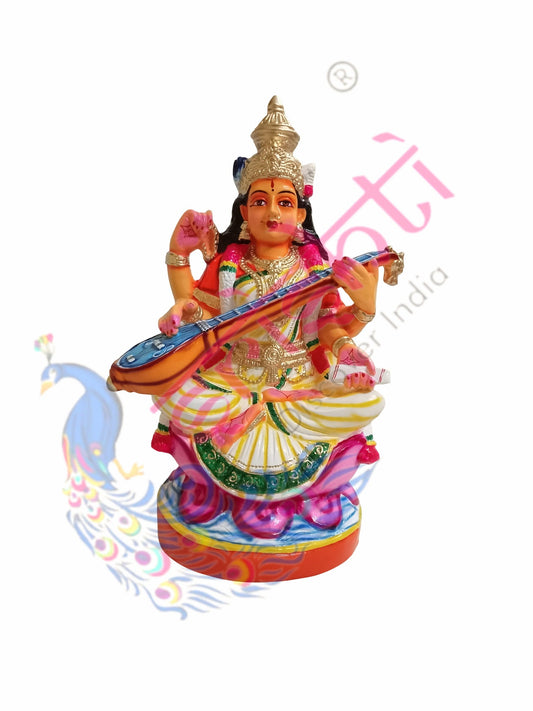 Saraswathy-24 Inches-Paper Mache