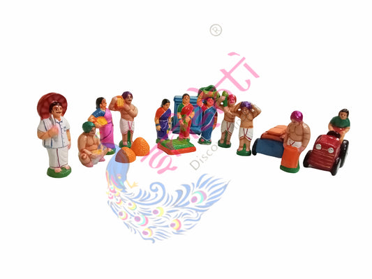 Agriculture Set -Paper Mache