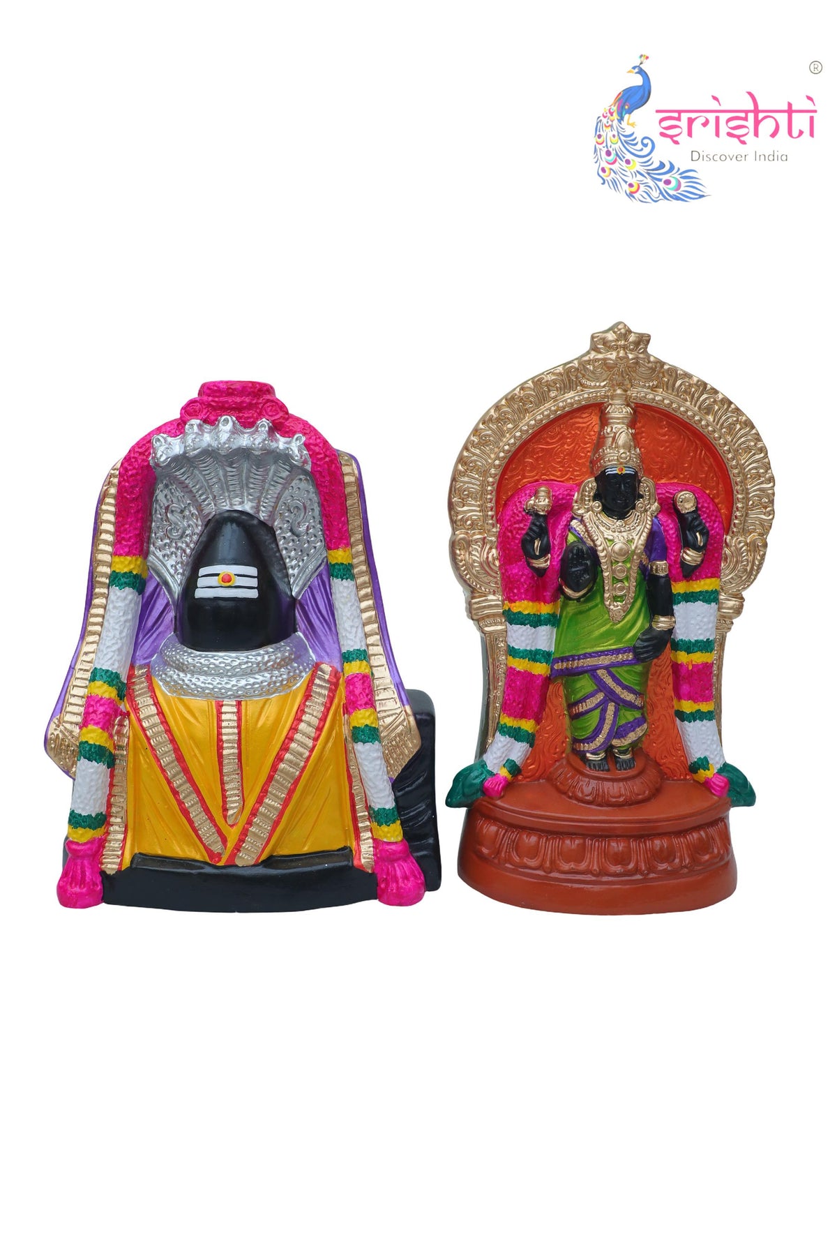 Kumbeshwarar Mangalambigai Set-13.5 Inches