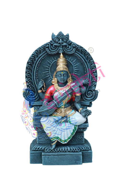 Thiruvachi Saraswathy(Stone Color)-9 Inches