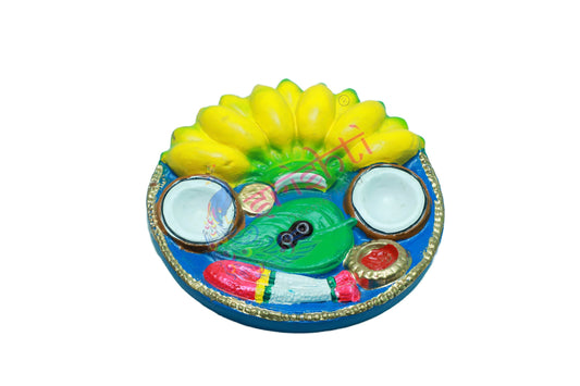 Pooja Tambalam Plate-7 Inches
