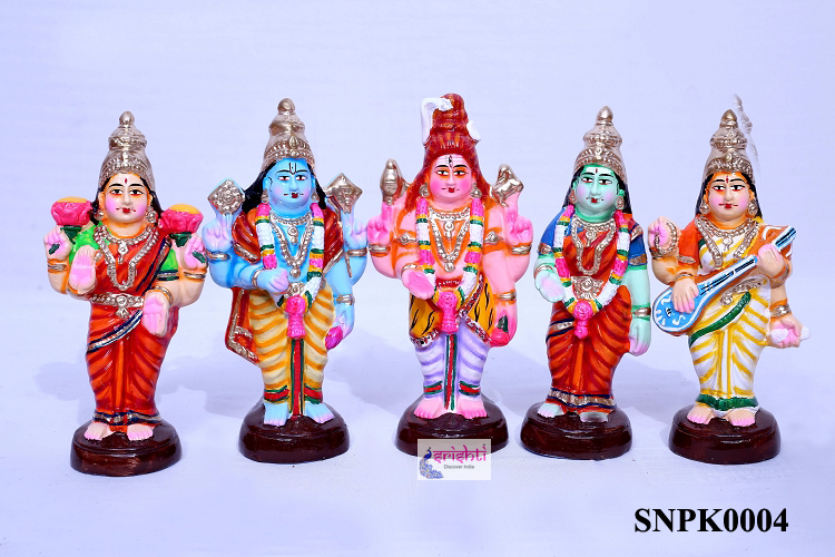 Meenakshi Kalyanam Set - Paper Mache