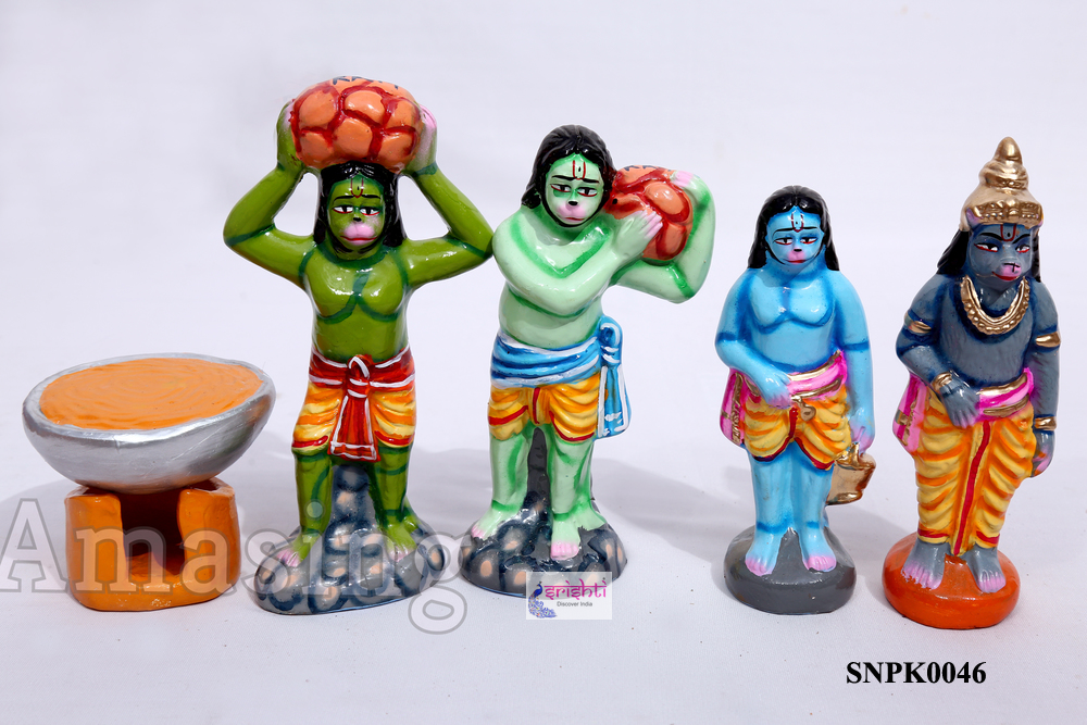 Ramayan -Ram sethu Paalam Set - Paper Mache