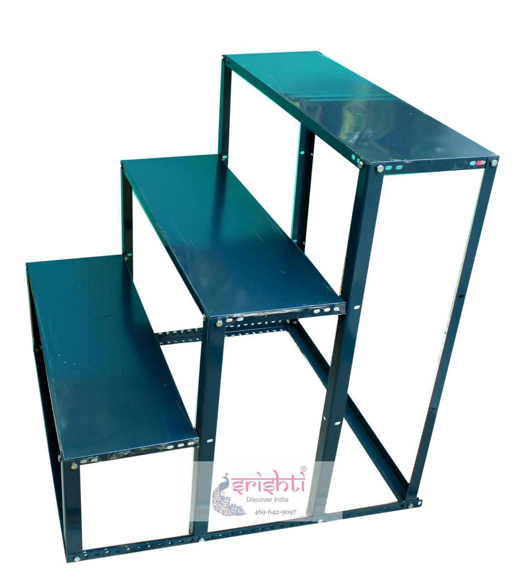 Navarathri Golu Stand in Steel-3 Steps-M01