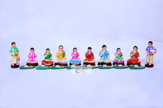 Saapadu Sitting/ Marriage Feast Set- Paper Mache