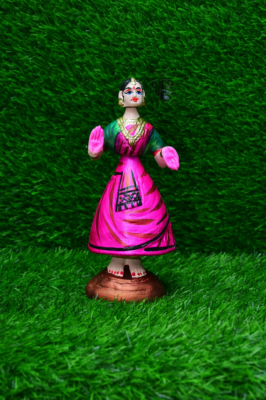 Lady Dancing Doll (Assorted Color)-9 Inches