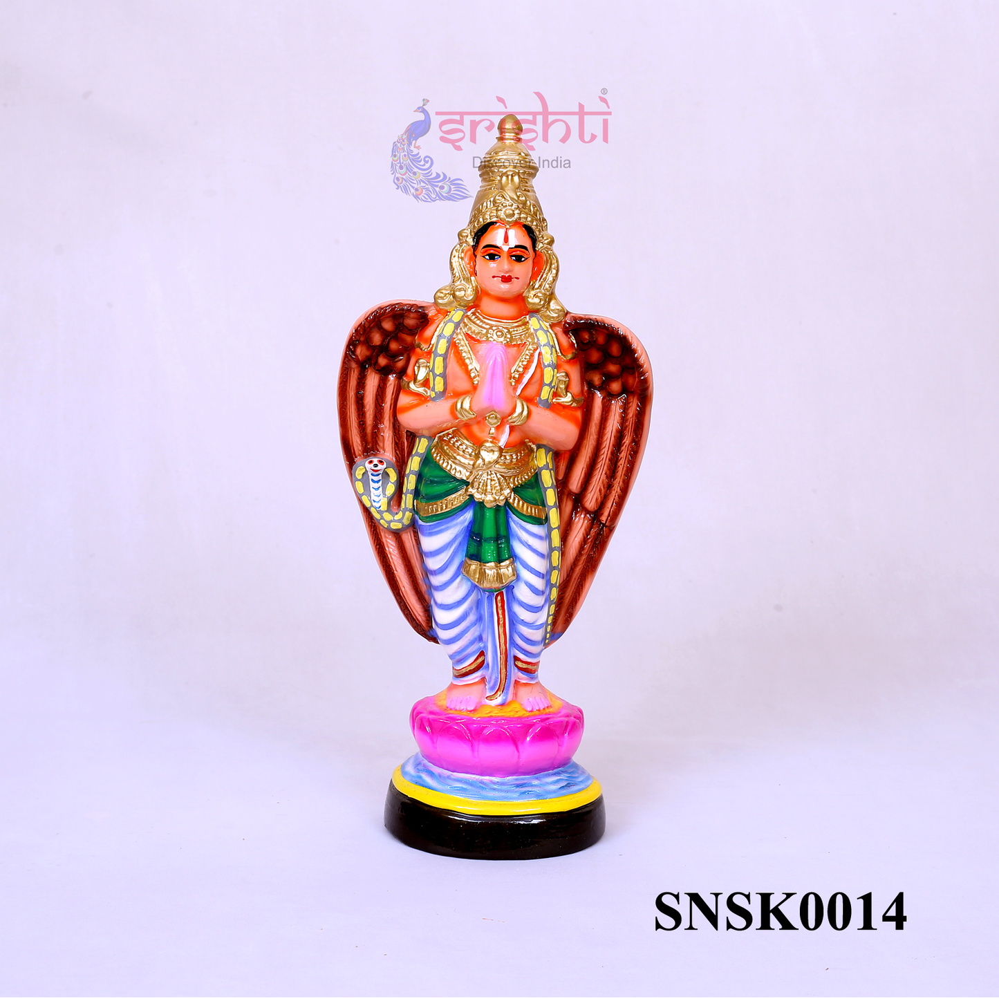 Andal Rangamannar and Garuda Set-16.5 Inches-Paper Mache