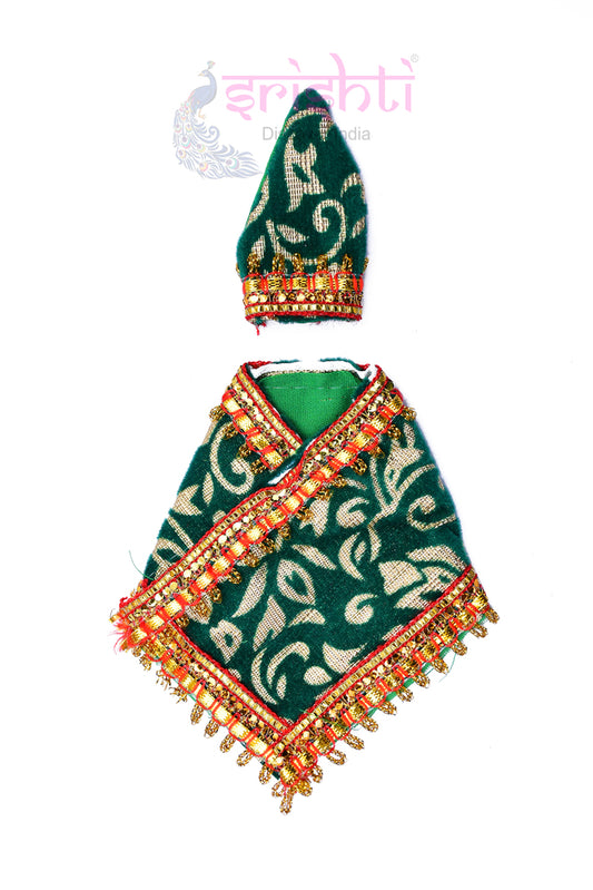 Sai Baba Dress (Green)-4 Inches
