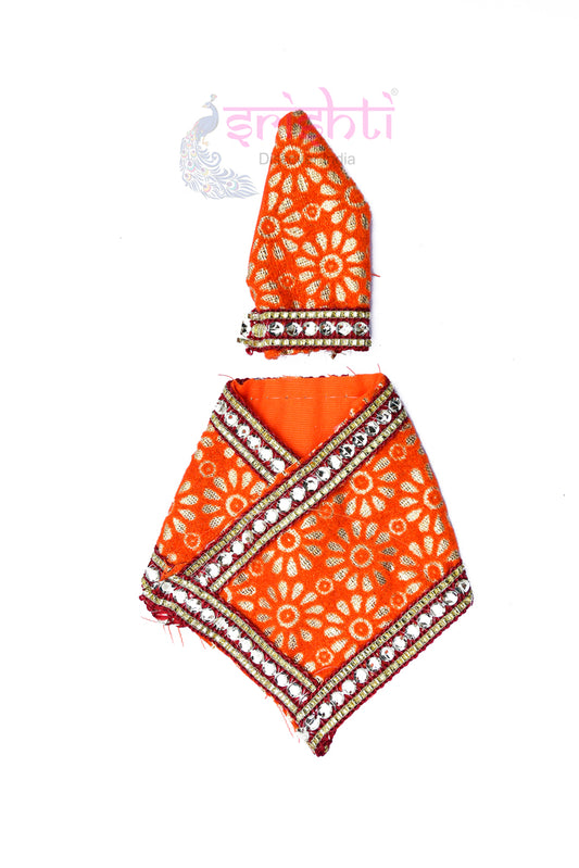 Sai Baba Dress (Orange)-4 Inches